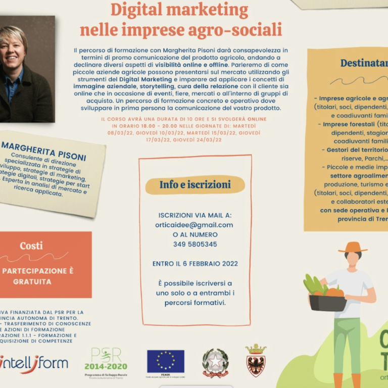 Digital marketing nelle imprese agro/sociali